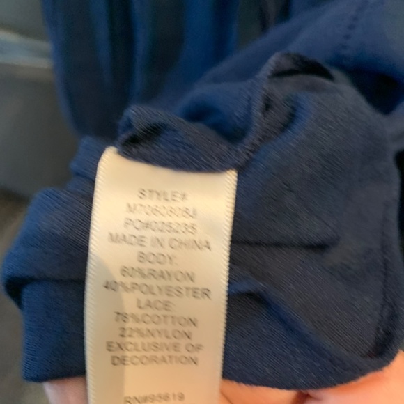 John Paul Richard fully lined lace top . NWT retail 48 - Picture 4 of 7